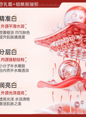 瑜然美烟酰胺凝胶熊果苷早A晚C女