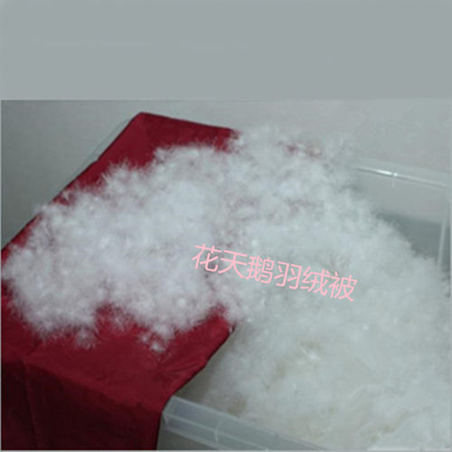 散装进口羽绒优质98%大朵白鹅绒吊绒冬季羽绒服羽绒被填充物包邮 - 图1