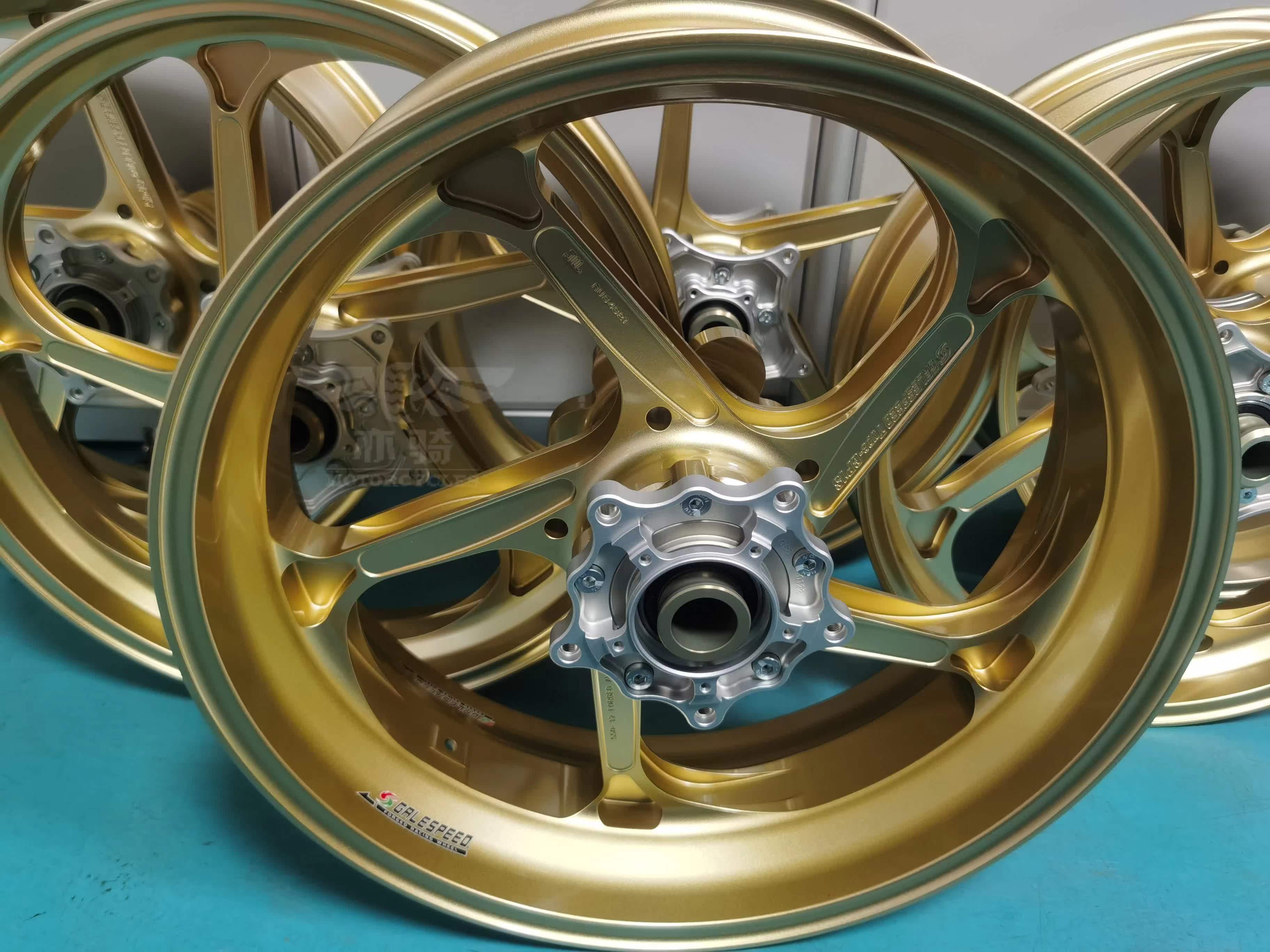 GALESPEED风速轻量化轮毂钢圈雅马哈R6竞技前后钢圈 - 图1