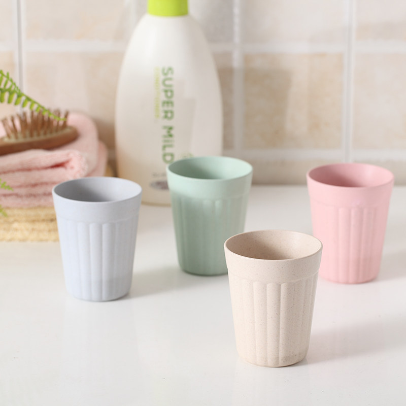 竹遇竹纤维儿童可爱牛奶杯 环保宝宝水杯创意漱口杯幼儿园可定制,淘宝优惠券,粉丝福利购,淘宝优惠卷