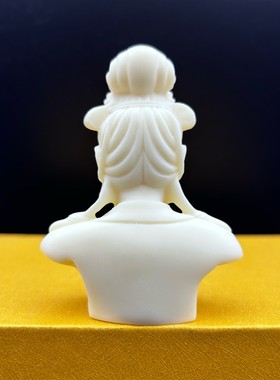 象牙果自在观音佛像观世音菩萨摆件博古架保平安车载工艺品佛头