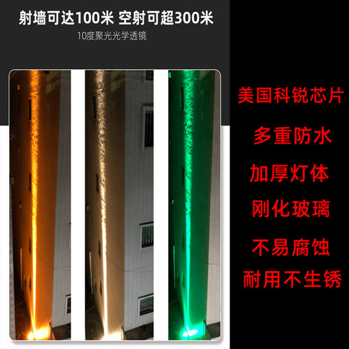 一束光远程射灯外墙聚光灯防水户外洗墙招牌光束光柱墙体led远光 - 图0