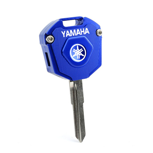 适用雅马哈摩托车MT03 MT09 YZF R15 R3 R6 改装铝合金钥匙壳头盖 - 图1