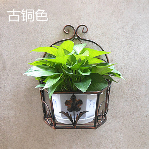 阳台壁挂式花架 挂壁 挂墙上 墙壁墙面花盆架子 绿萝花篮架置物架 - 图2