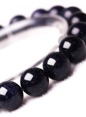 晶韵水晶金沙石蓝砂石天然蓝砂石