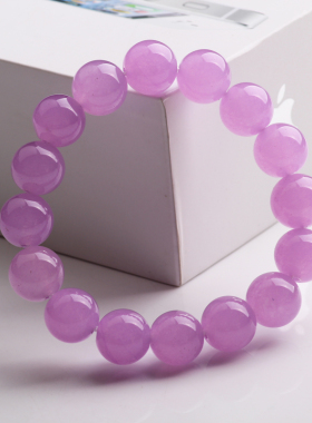 晶韵现货全新紫手链紫玉髓水晶