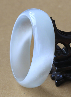 闪亮白色猫眼石民族风女