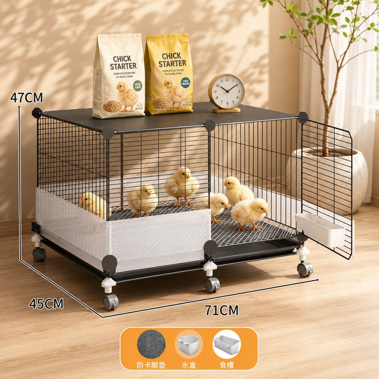 Special cage for chicken cage breeding