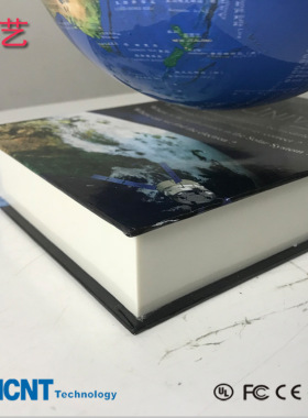 磁悬浮8寸书本悬浮地球仪中英文双语办公家居摆件立体