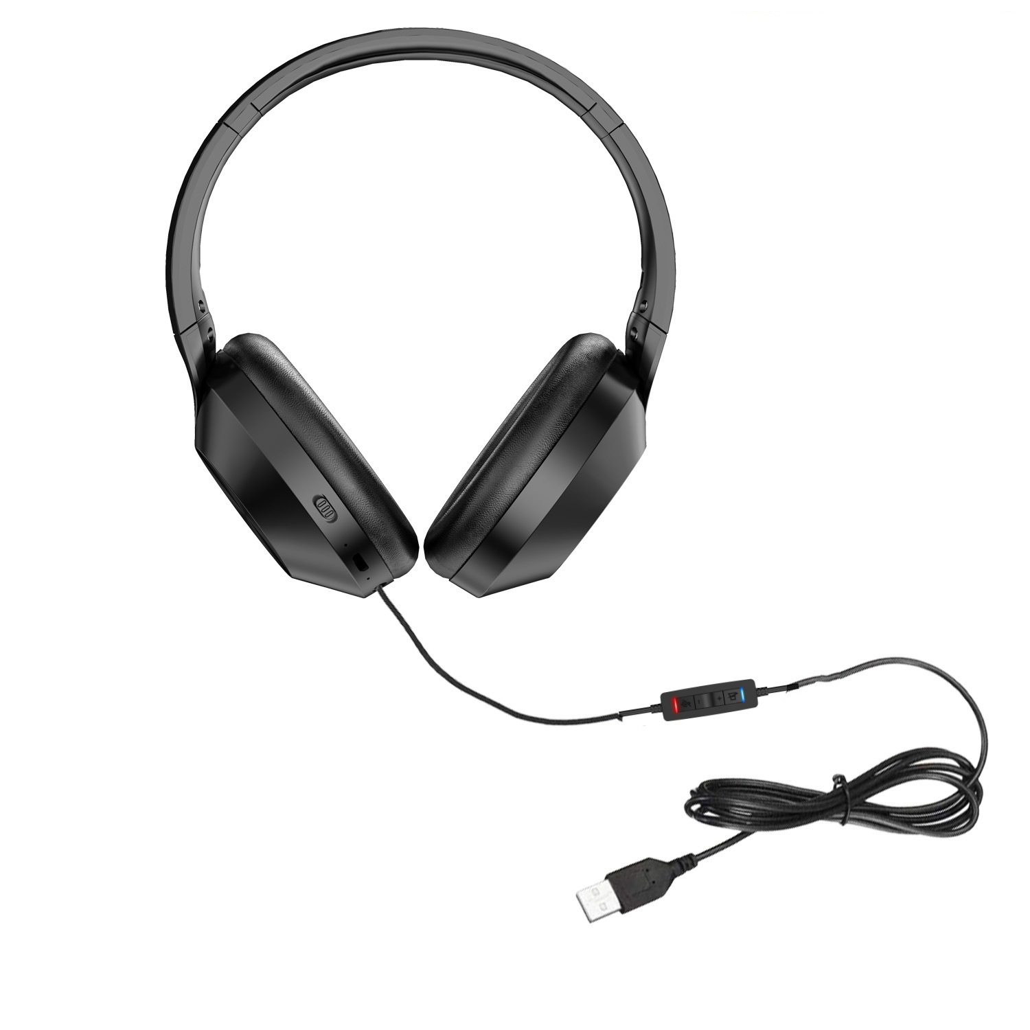 USB接口静音调音控头戴式有线耳机 电脑手机吃鸡游戏电竞通话耳麦,淘宝优惠券,粉丝福利购,淘宝优惠卷