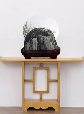 天然泰山石客厅风水石中式