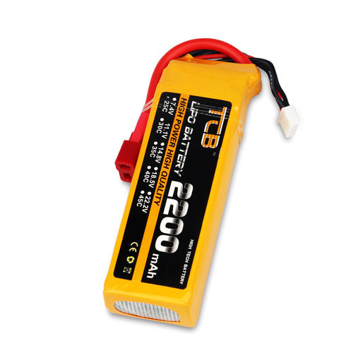 TCB航模锂电池2200mAh3s11.1V25Ckt板固定翼4s无人机遥控玩具车用 - 图1