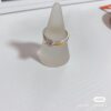 Crystal Clear Japanese Glass Tapered Ring Holder
