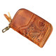 Genuine leather handmade key bag waist hanging large capacity multi-function