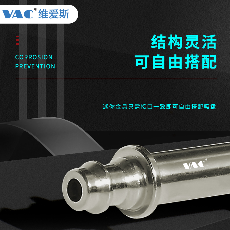 SMC迷你金具 M8 M6 ZPT1-J6-B5-A8适用ZP 吸盘支架连接杆六角工业,淘宝优惠券,粉丝福利购,淘宝优惠卷