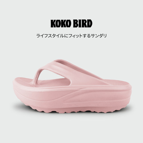 日本KOKOBIRD厚底拖鞋女夏季外穿25新款软底增高凉拖鞋夹脚人字拖 - 图2