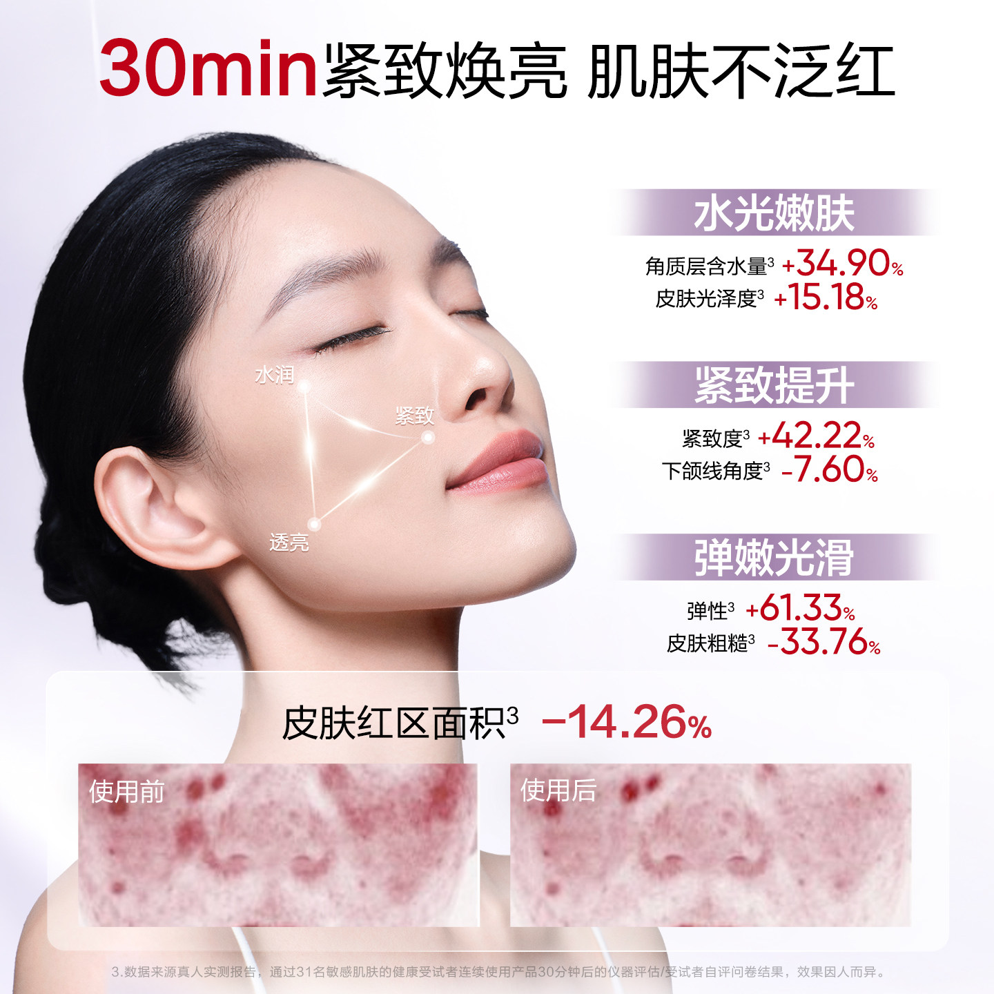 【立即抢购】韩束胶原水光面膜紧致抗皱补水睡眠面膜涂抹面膜免洗