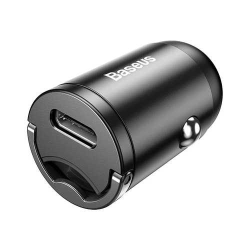 SISI Invisible Mini 30W Car Charge подходит для 5A Huawei 22,5 Вт супер быстрая зарядка/Apple PD Fast Charge/Xiaomi QC3.0 Быстрая зарядка сигарет USB -плагин -зарядка автомобильной зарядки.