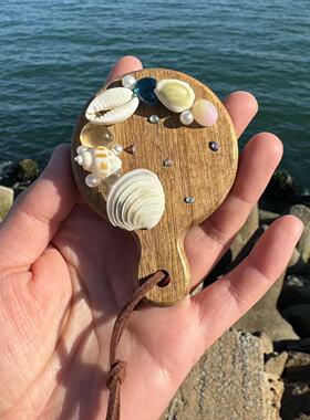 天然贝壳海螺磁吸冰箱贴