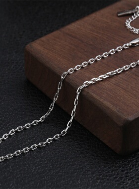 S925纯银日韩时尚个性太角项链