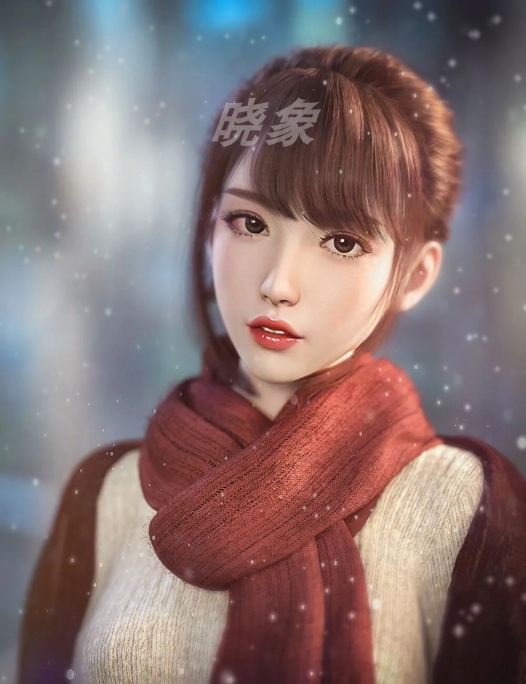 DAZ 3D模型 少女guyu角色模型\发型 - 图1