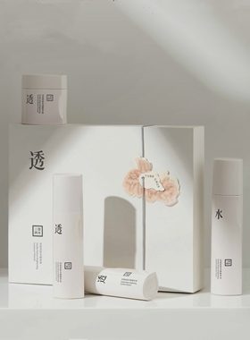 三草两木双莲套盒水乳霜精华