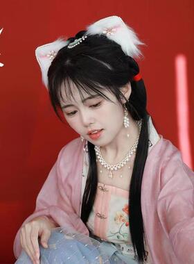 [翠玉笺]古风头饰插排钗簪唐宋明制踏春汉服发饰