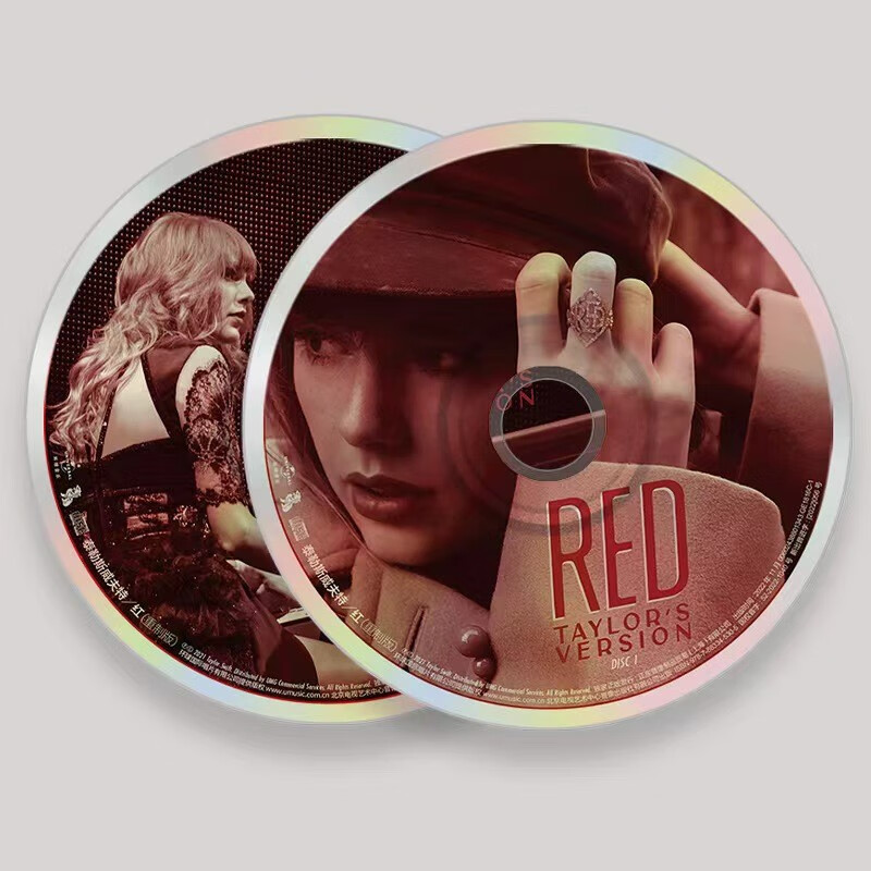 正版霉霉专辑周边 泰勒斯威夫特 红 Taylor Swift Red 重制版 CD - 图1