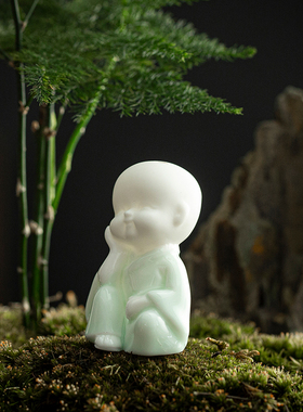 摆件四不小和尚园艺家花盆多肉