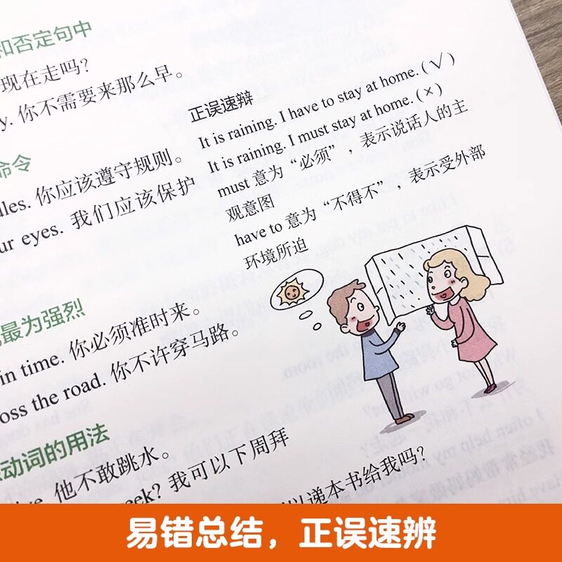 小学英语语法与词汇2000题漫画图解小学英语语法大全英语语法专项训练题语法词汇讲解练习小学英语国际音标考点精练英语语法书