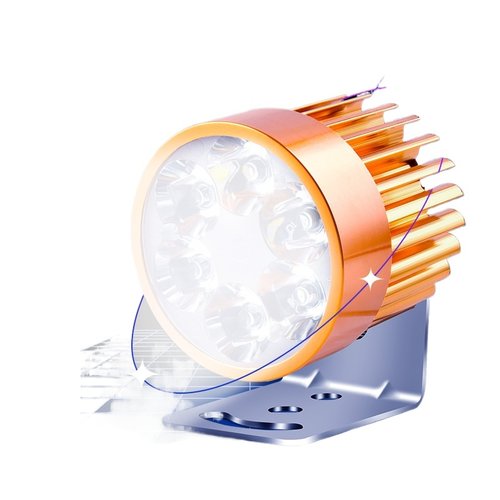 电动车超亮强光led前大灯48v60v96防水通用外置改装摩托车12v射灯 - 图3