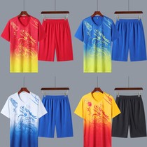 Football Suits Suit Group Purchase Custom Dragon Tattoo Dragon Boat Racing Suit Jersey Training Team Clothing Short Sleeve Summer Sportswear