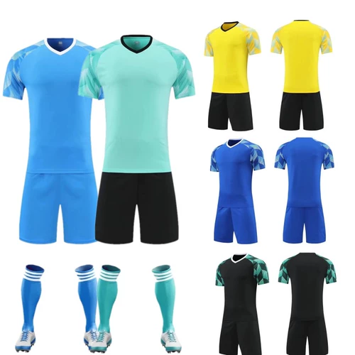 Футбольная форма, детский футбольный быстросохнущий дышащий спортивный комплект подходит для мужчин и женщин для тренировок, делается под заказ