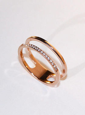 CADDCENG/卡帝臣钛钢戒指/指环