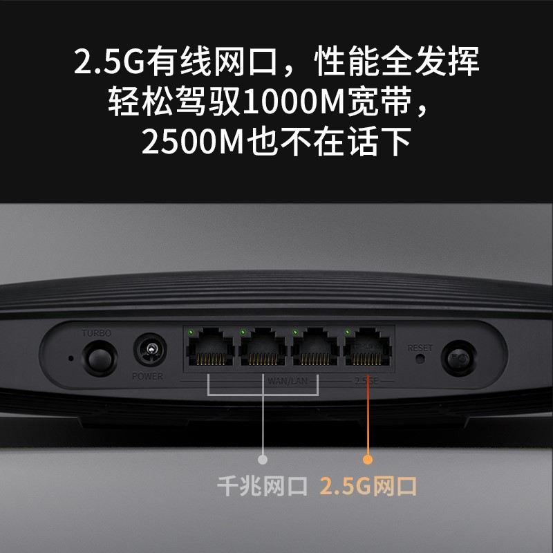 tplink路由器WIFI6千兆家用高速穿墙王无线电竞mesh组网易展版电信移动ax6000双千兆双频穿墙普联漏油xdr6070 - 图2