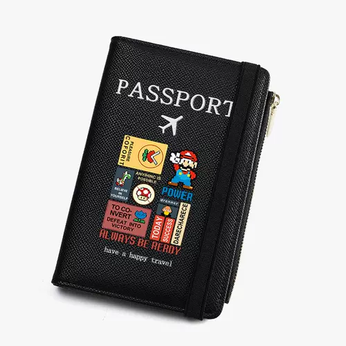 Сумка для паспорта подходит для мужчин и женщин, система хранения, защитный картхолдер, бумажник, анти-кража