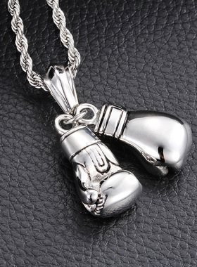 拳击手套项链Kalen钛钢吊坠