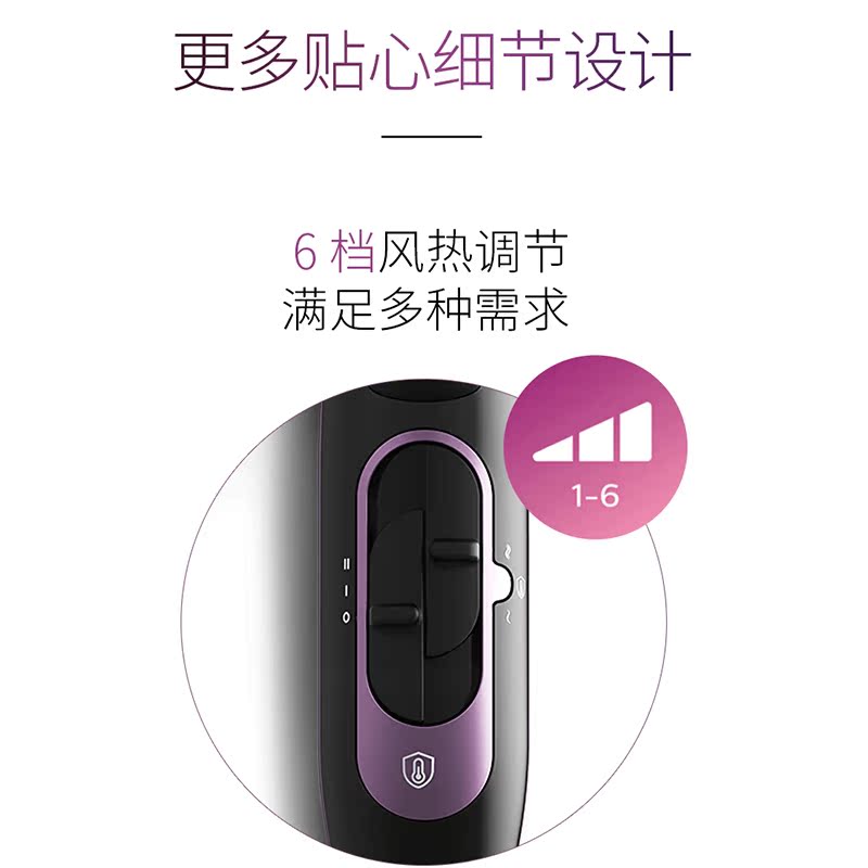 飞利浦个人护理旗舰店飞利浦电吹风机理发店发型师专用大功率冷热风负离子护发家用风筒3