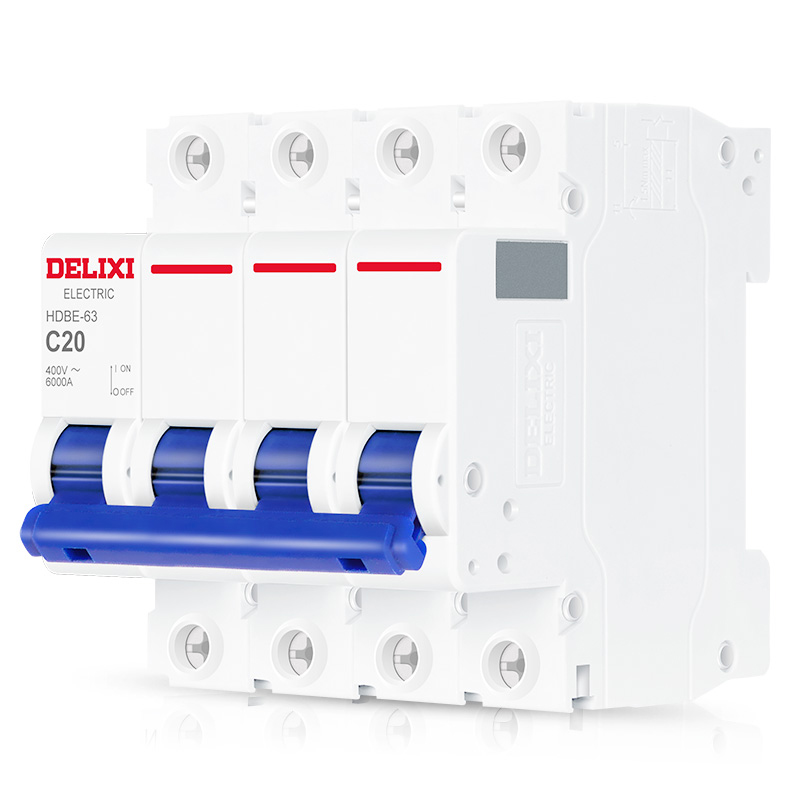 德力西小型断路器空开漏电保护4P63A家用短路过载保护空气开关 - 图1