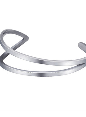 摩登兄弟刘宇宁情侣双线钛钢手镯