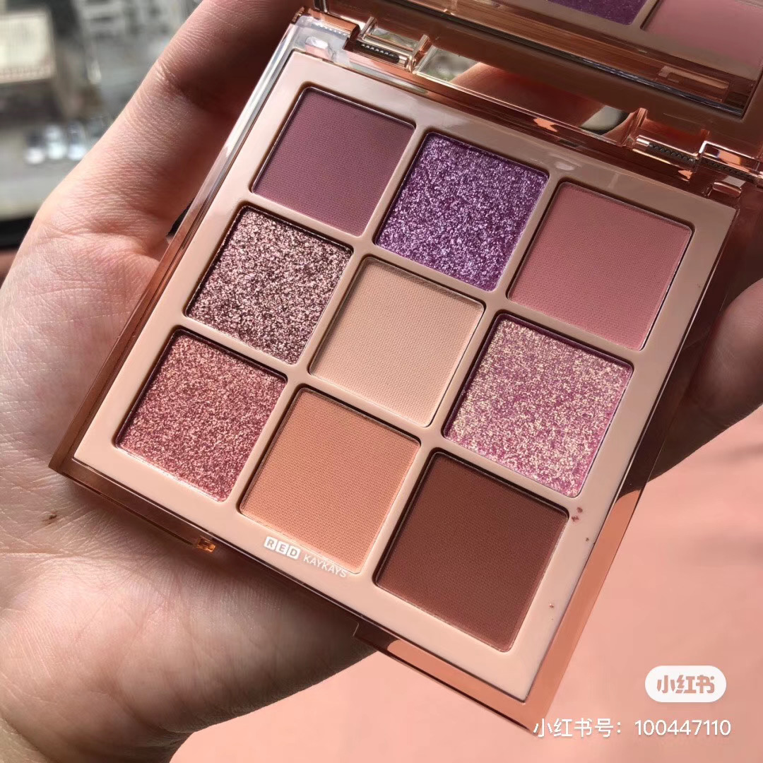 【現貨】 Hudabeauty 2019 nude mini九色眼影 Medium/rich/light - 图2