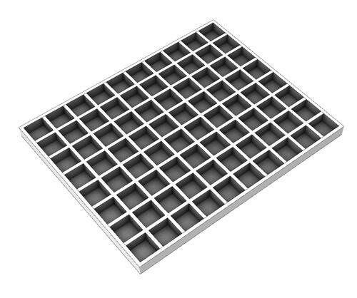 包邮80格方格硅胶红糖 克重20克黑糖模 耐高温230  单格3*3*1.6cm - 图1