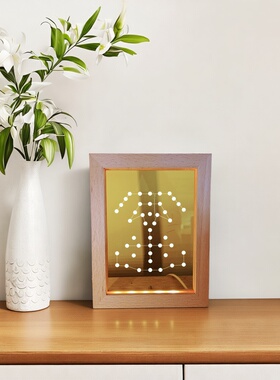 传统文化灯道系太乙灯图九天应元雷声普化天尊灯图USB LED灯摆件