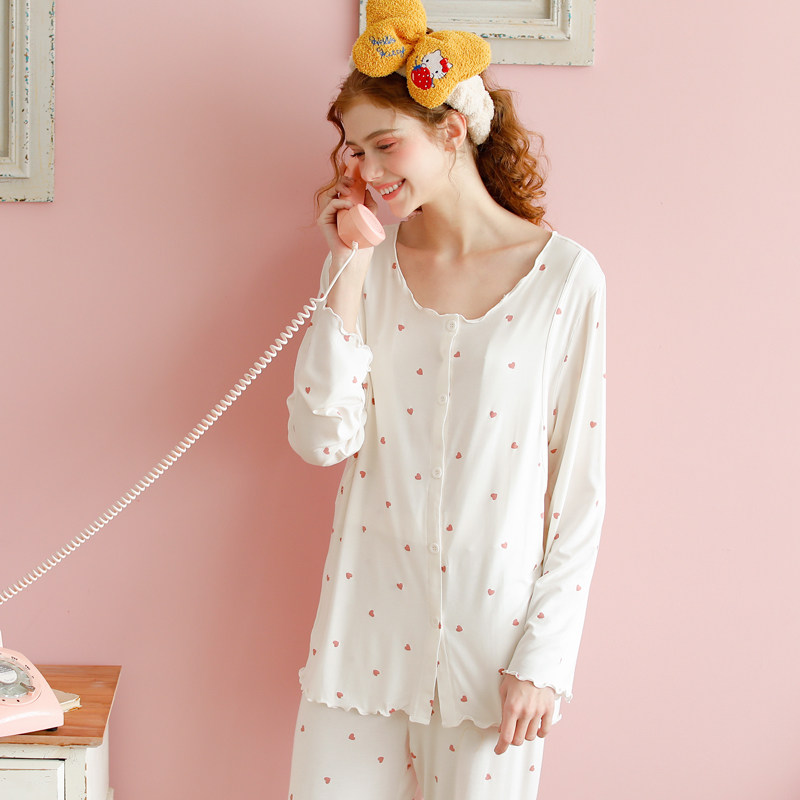 yourban月子服夏季莫代尔产后睡衣 yourban家居服套装