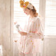 Yourba pure cotton gauze summer breastfeeding pajamas