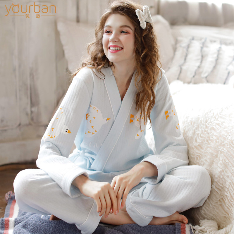 yourban月子服冬季产后睡衣 yourban家居服套装
