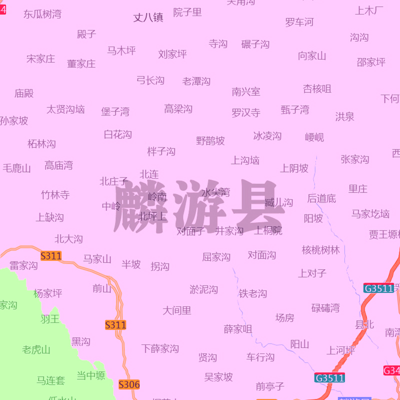 宝鸡市地图1.15m高清装饰画餐厅贴画现货包邮陕西省折叠版新款 - 图1