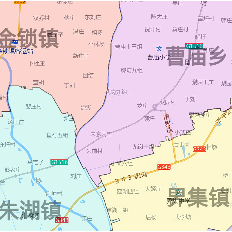 泗洪县地图1.15m江苏省宿迁市折叠版办公室装饰贴画会议室壁画-图2