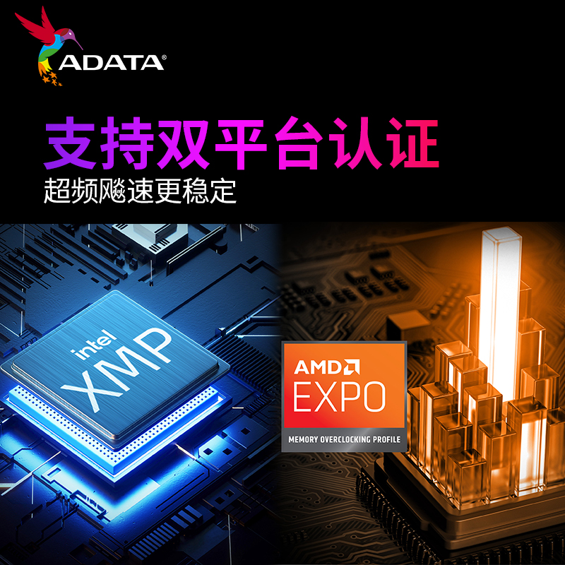 威刚威龙D300G DDR5 6000/6400 16/32/64G台式主机电脑马甲内存条 - 图3