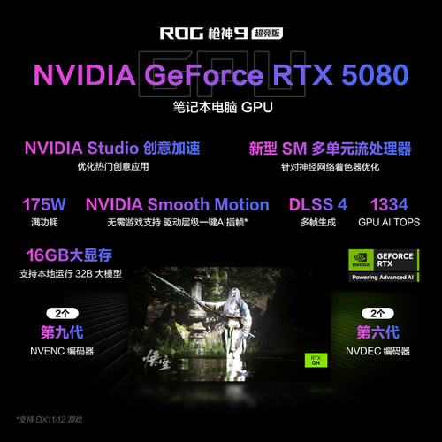 【定制加装】ROG枪神9 超竞版 酷睿U9 16英寸2.5K星云原画屏RTX5090/5080/5070Ti满血显卡华硕游戏笔记本电脑 - 图0